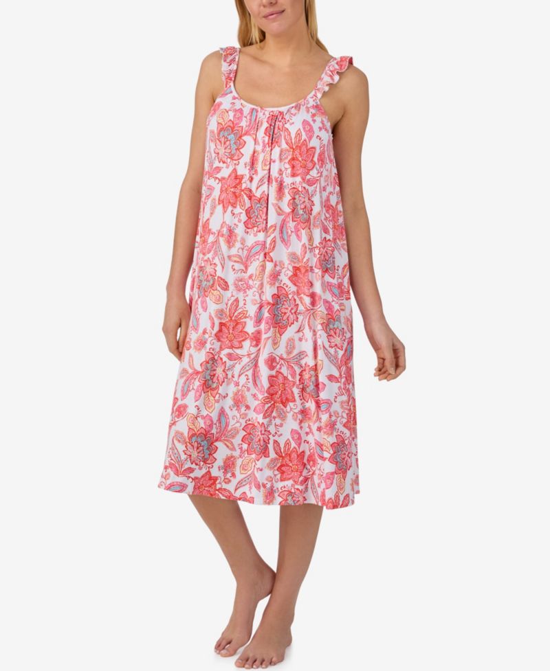 Women's Sleeveless Midi Nightgown