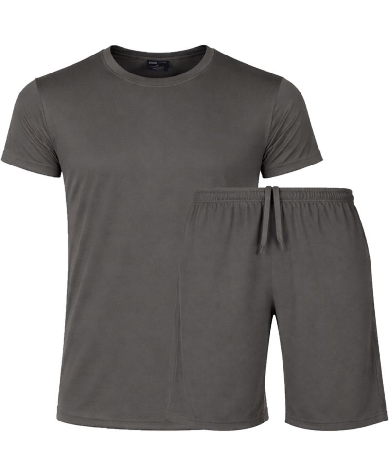 Men's Athletic T-Shirt and Shorts, 2-Piece Set