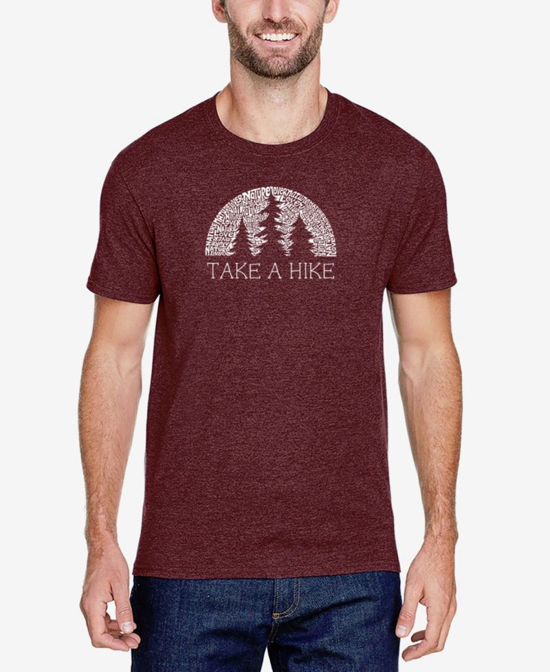 Men's Cotton/Poly Blend Word Art Nature Lover T-shirt