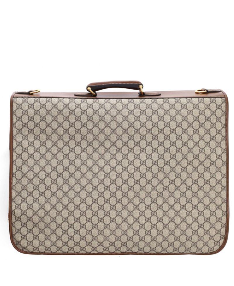 Retro Interlocking G Garment Bag GG Coated Canvas