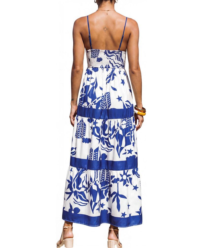Women's Heating Up Tropical Maxi Beach Dress