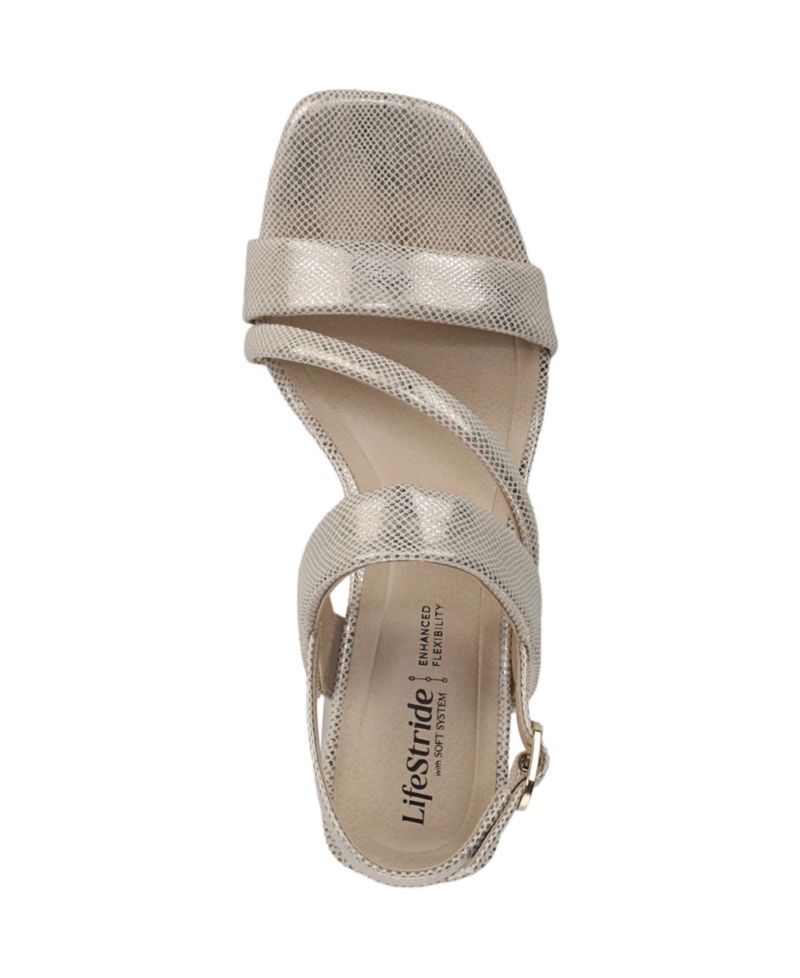 Women's Celia Asymmetrical Block Heel Dress Sandals