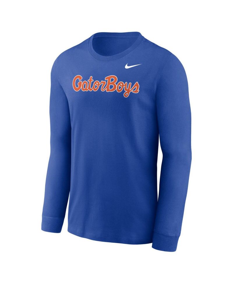 Men's Royal Florida Gators Gator Boys Long Sleeve T-Shirt