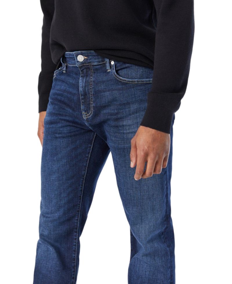 Men's Marcus Dark-Rinse Slim Straight-Leg Jeans