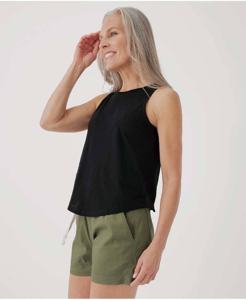 Women's Organic Cotton Featherweight Slub Reversible Tank