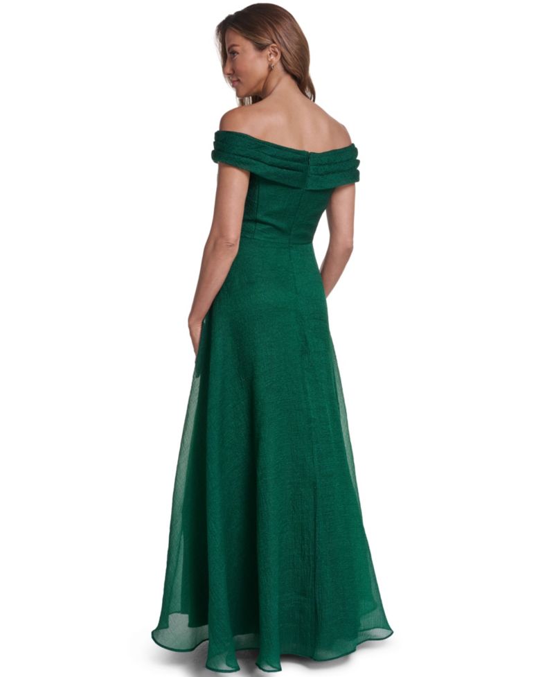 Women's Off-the-Shoulder A-Line Ballgown