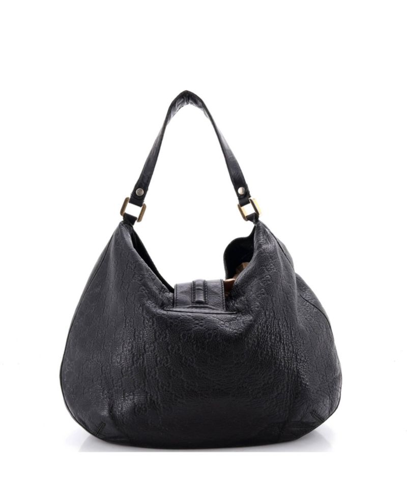New Ladies Web Guccissima Medium Hobo
