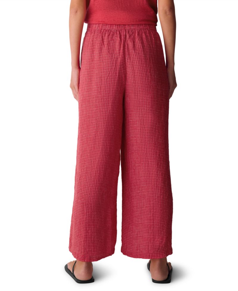 Women's Wide-Leg Ankle-Length Pants