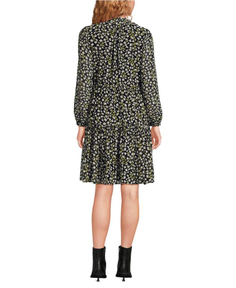 Women's Chiffon Above the Knee Adjustable Dress