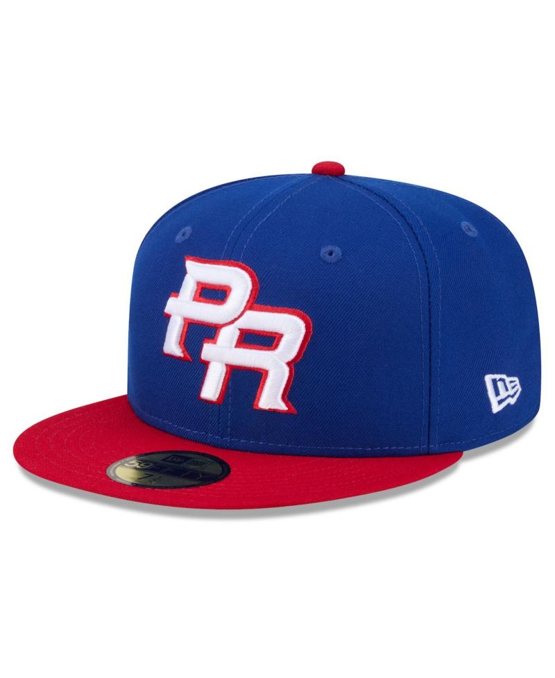 Men's Blue/Red Puerto Rico Baseball 2026 World Baseball Classic 59FIFTY Fitted Hat