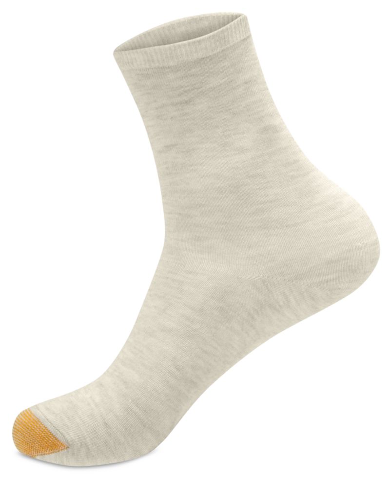 Women's Convertible Ribbed Short Crew Socks, 3-Pack