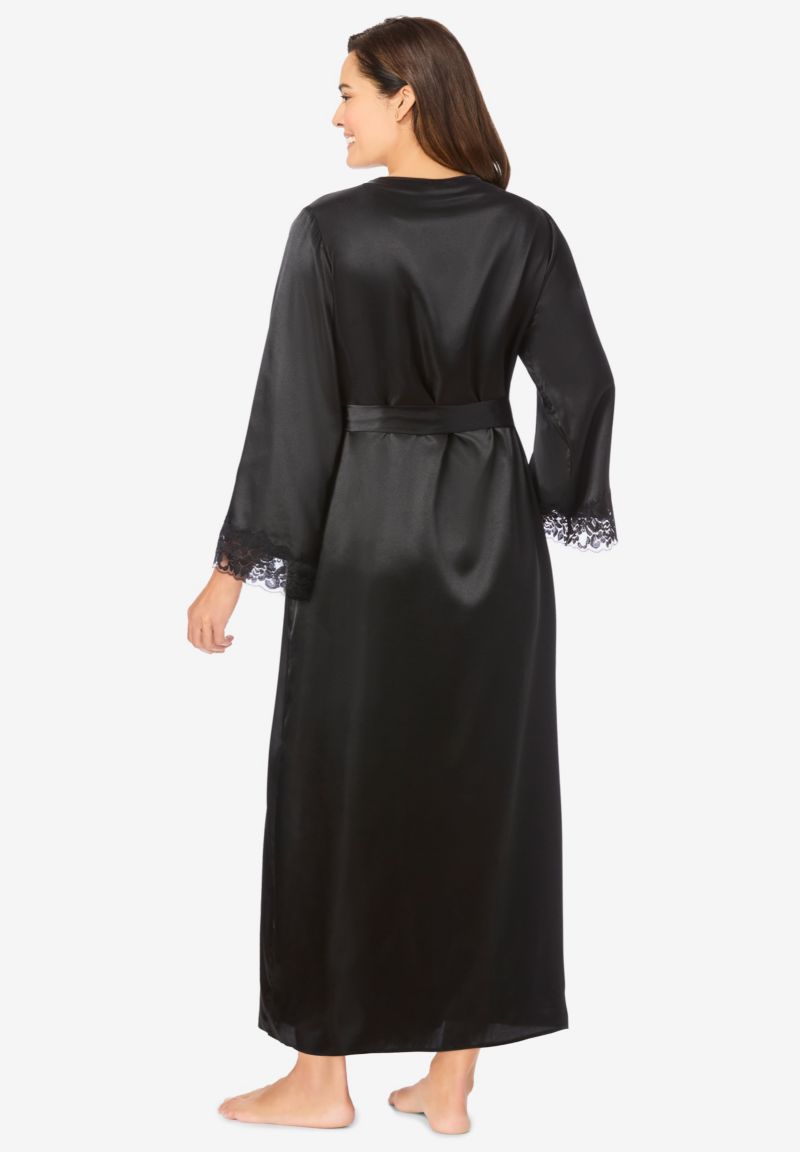 Women's The Luxe Satin Long Peignoir Set