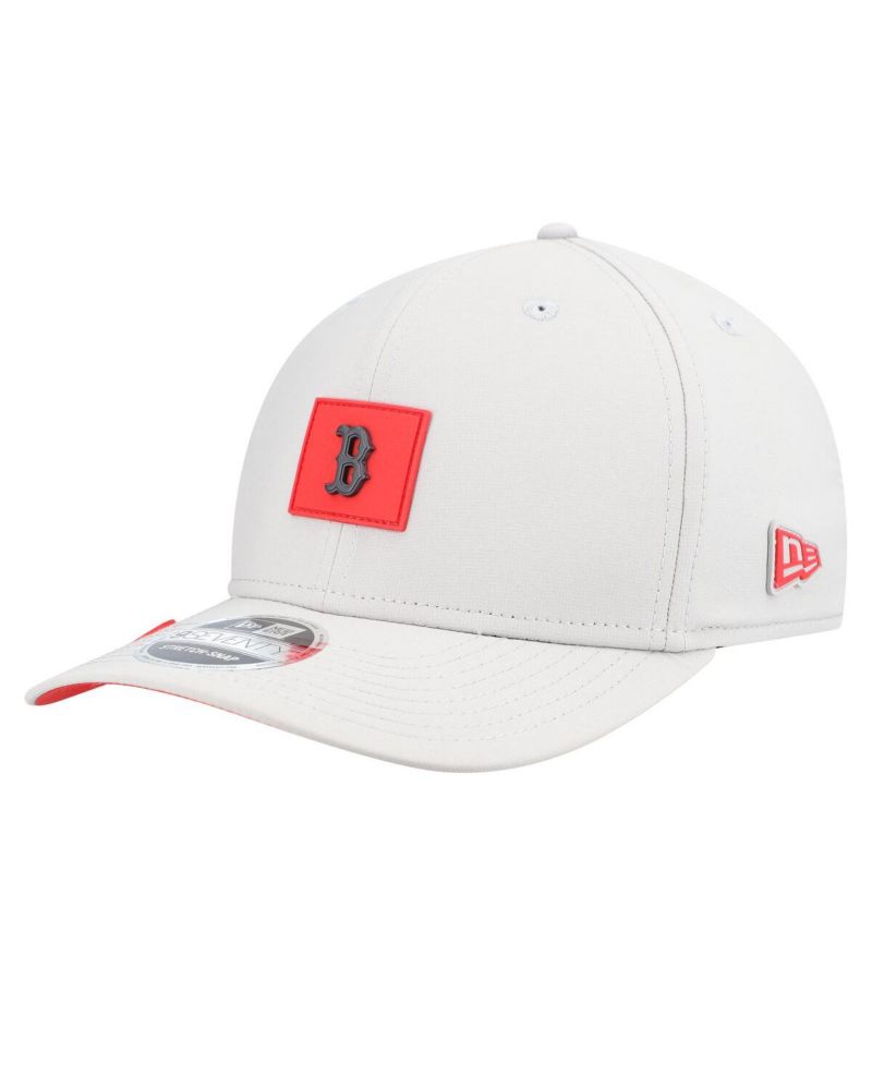 Men's Gray Boston Red Sox 2026 Clubhouse 9SEVENTY Adjustable Hat