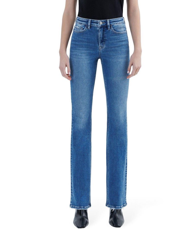 Women's High Rise Full Length Bootcut Jeans
