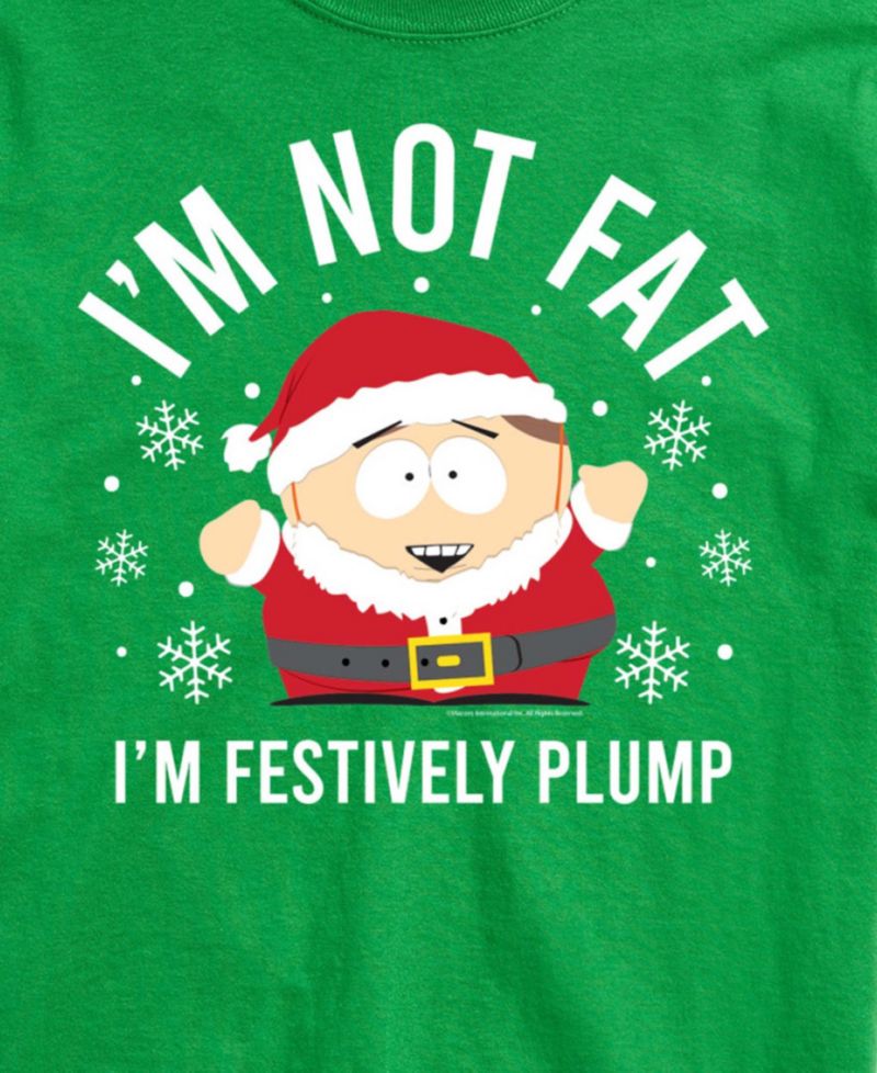 Men's South Park Festively Plump Graphic Crewneck T-Shirt