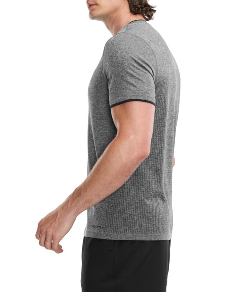 Men's Seamless Melange Short Sleeve