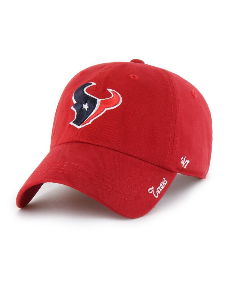 Women's Red Houston Texans Miata Clean Up Adjustable Hat