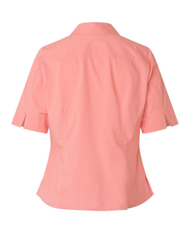 Women's Maiven Boxy Button-Up Short-Sleeve Cotton-Blend Shirt