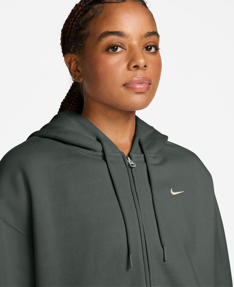 Women's Studio Fleece Medium Weight Oversized Full-Zip Hoodie