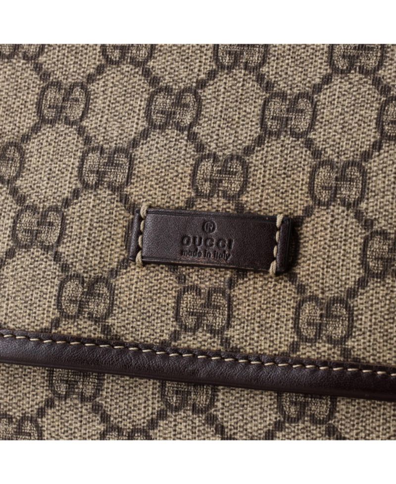 Small Flap Messenger GG Coated Canvas