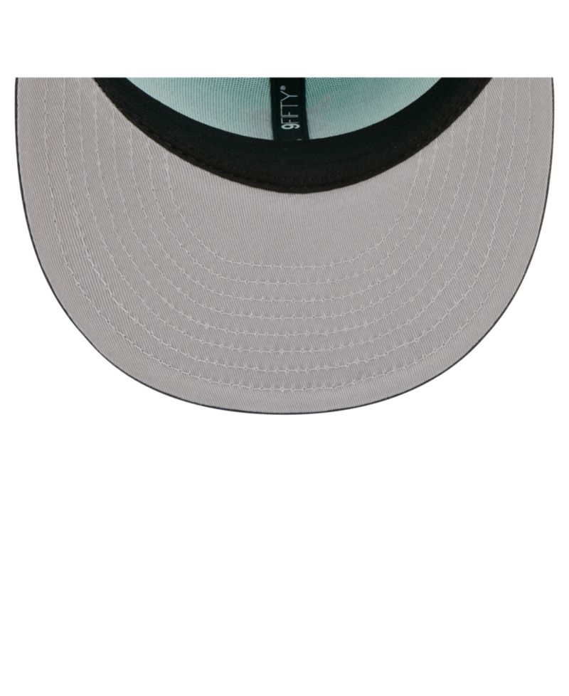 Men's Turquoise/Charcoal Detroit Tigers Two-Tone Color Pack 9FIFTY Snapback Hat