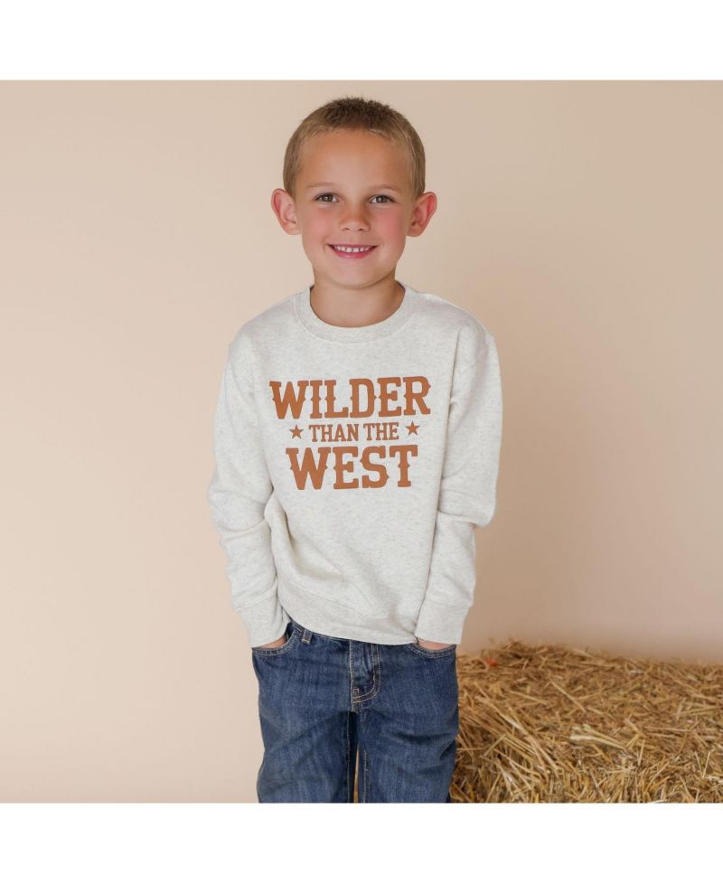 Big Boys (10-12) Wilder Than the West Western Sweatshirt