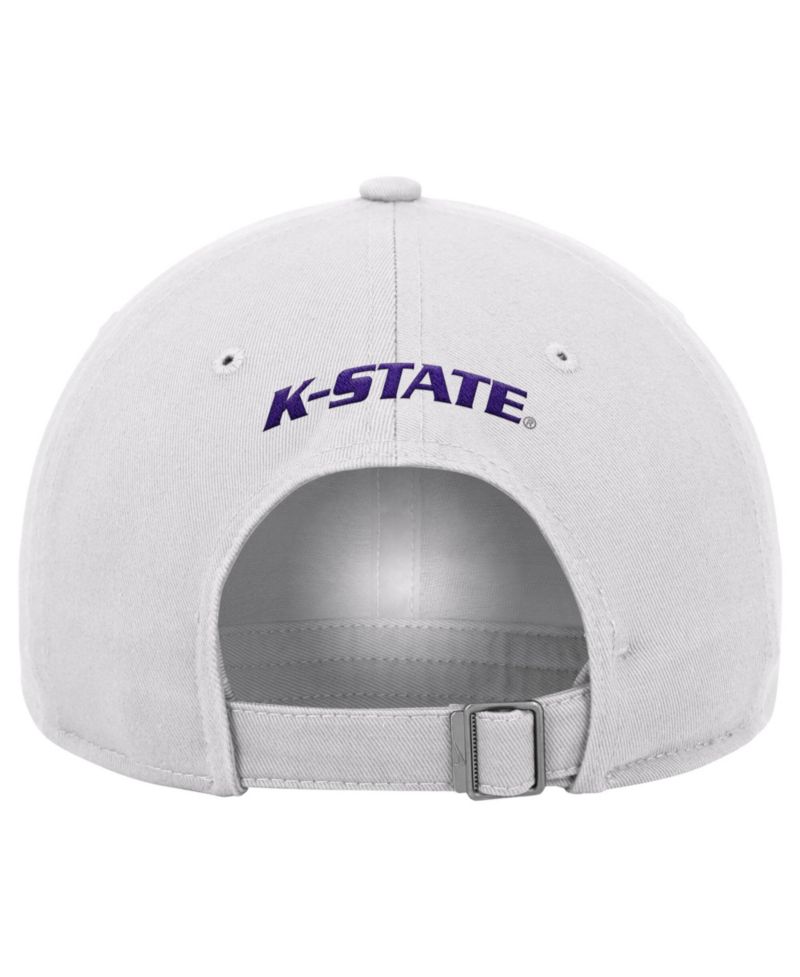Men's White Kansas State Wildcats 2026 On-Field Club Adjustable Hat