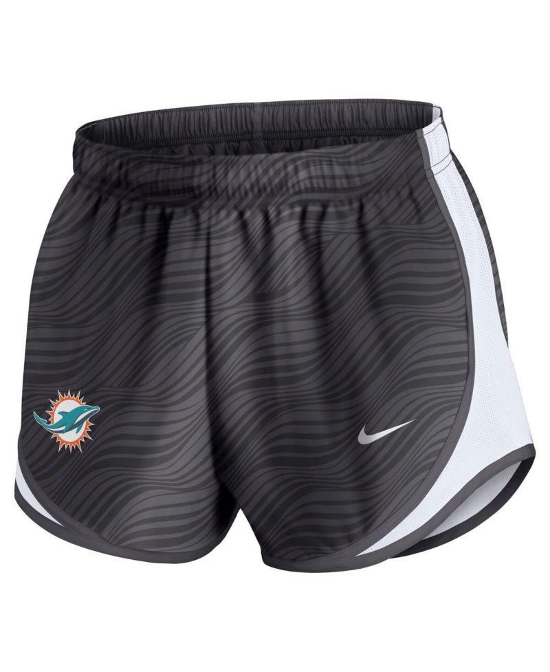 Women's Anthracite Miami Dolphins Tempo Performance Shorts