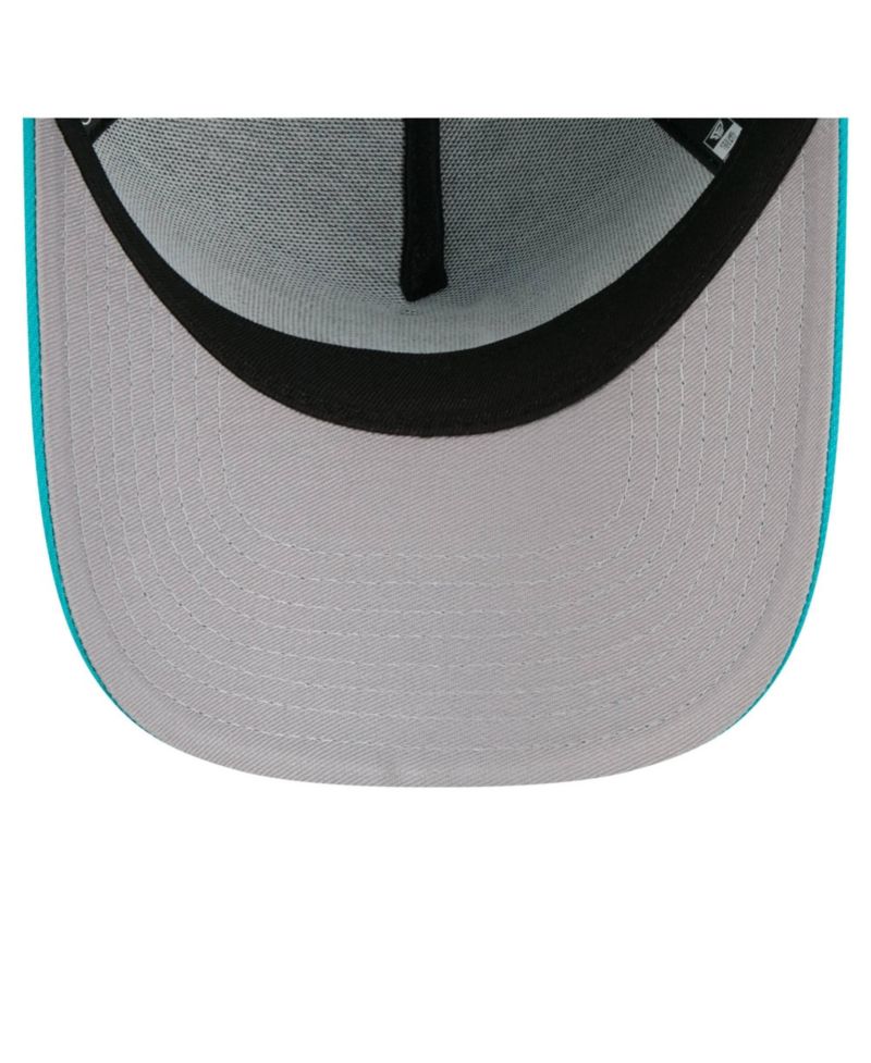 Big Boys and Girls Aqua Miami Dolphins 9FORTY A-Frame Adjustable Hat
