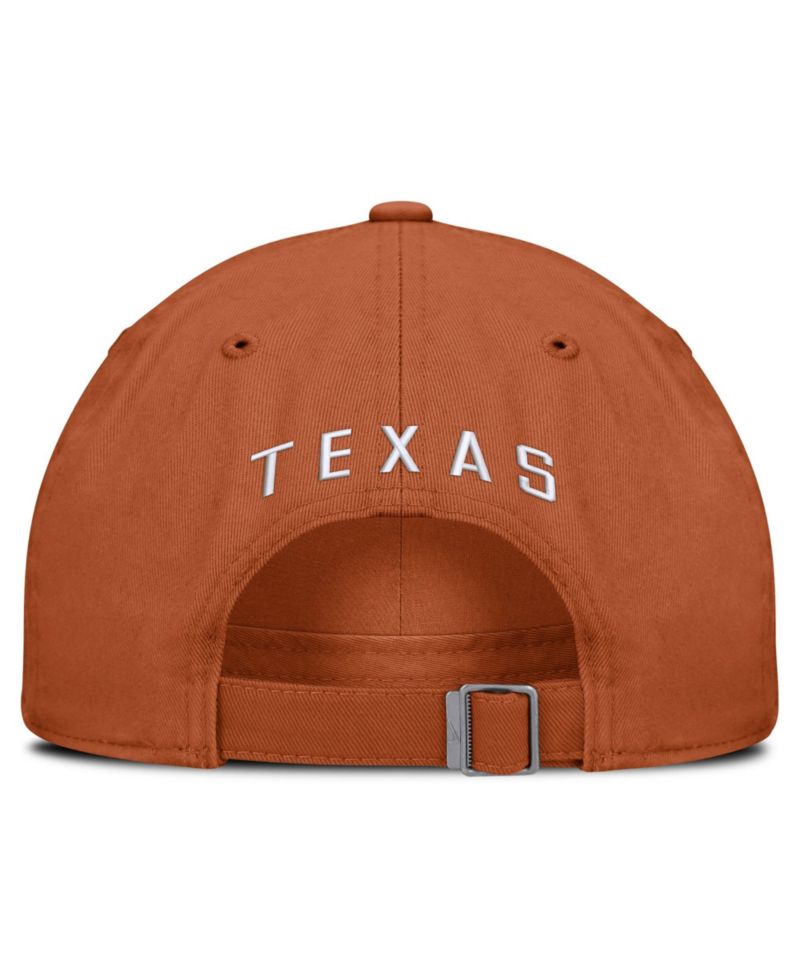 Men's and Women's Texas Orange Texas Longhorns Legacy Letter Club Adjustable Hat