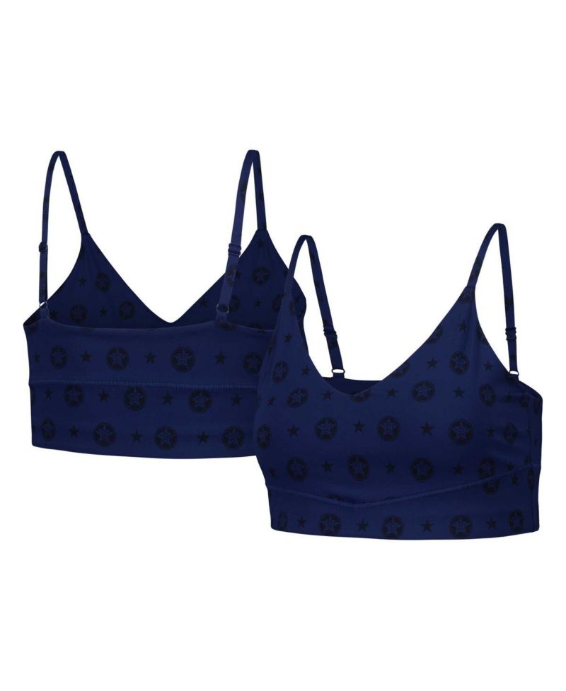 Women's Navy Houston Astros Active Bra