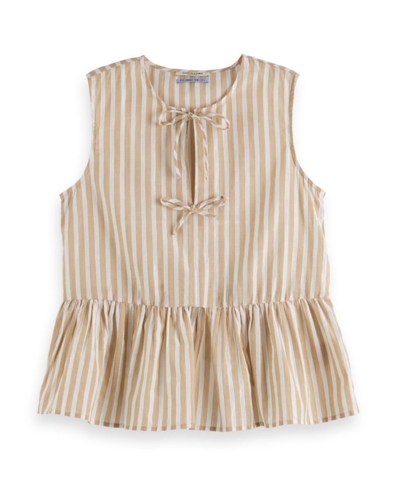 Women's Bow Details Top