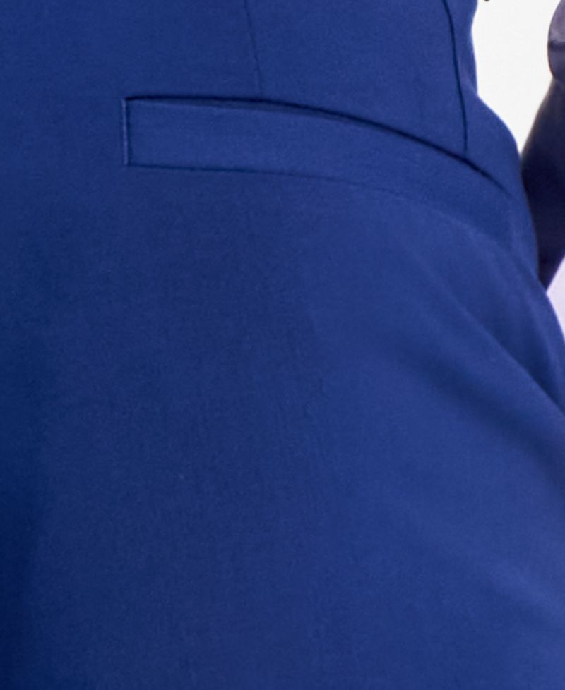 Men's Modern-Fit Solid Wool-Blend Suit Separate Pants