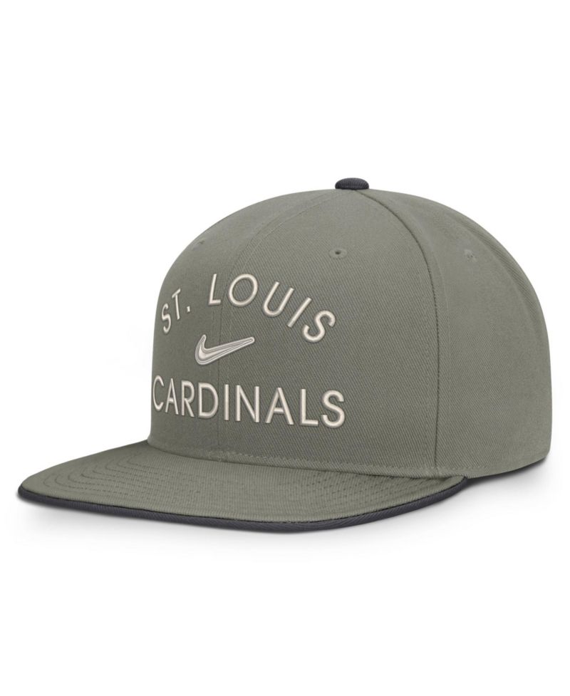 Men's Olive St. Louis Cardinals Pro Dri-FIT snapback Hat