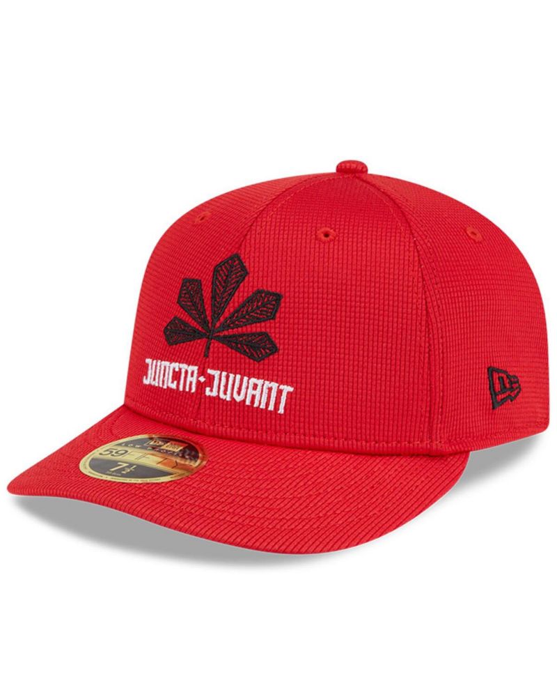Men's Red Cincinnati Reds City Connect Batting Practice Low Profile 59FIFTY Fitted Hat