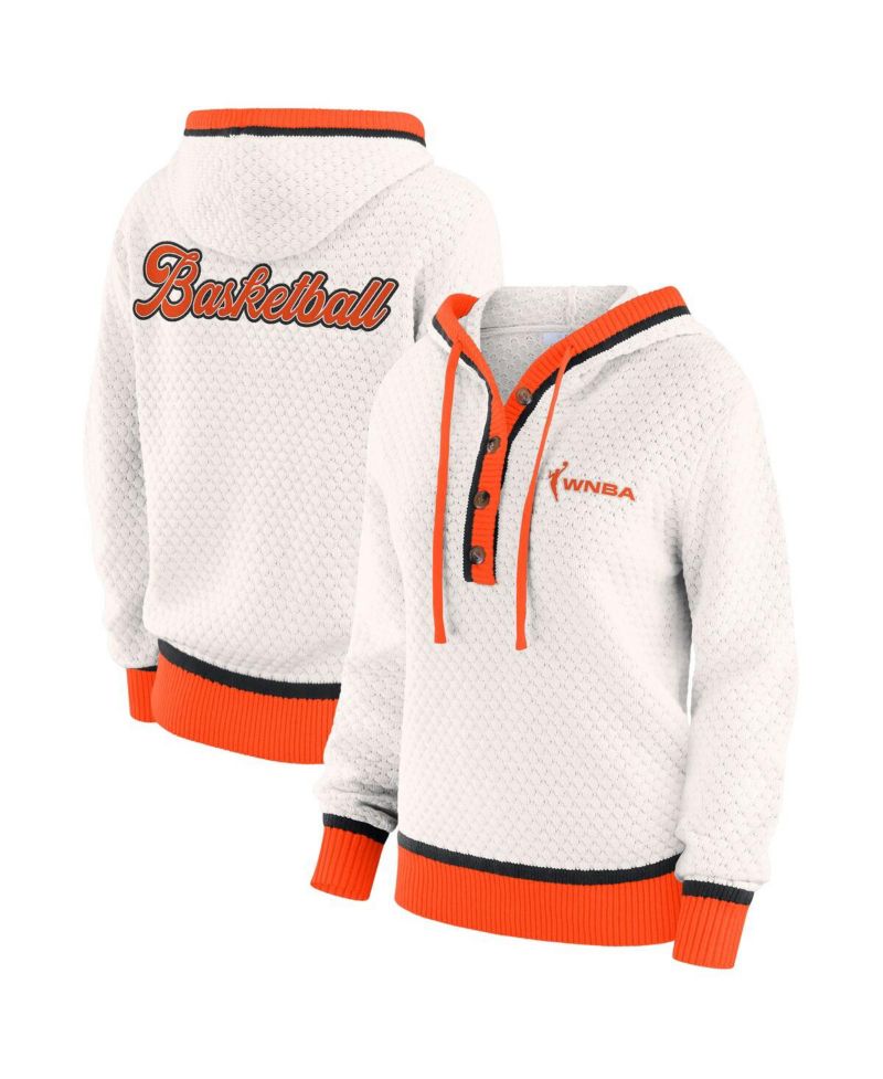 Women's Cream WNBA Hooded Sweater
