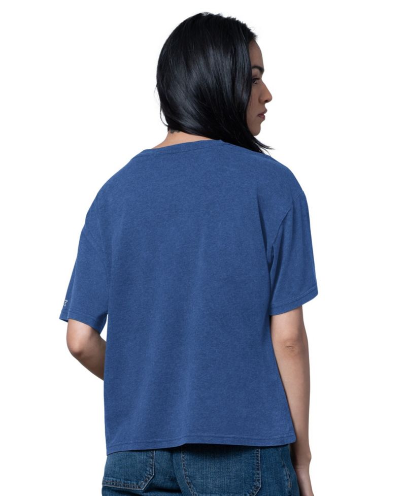 Women's Heather Royal New York Islanders Oversized Hall of Fame T-Shirt
