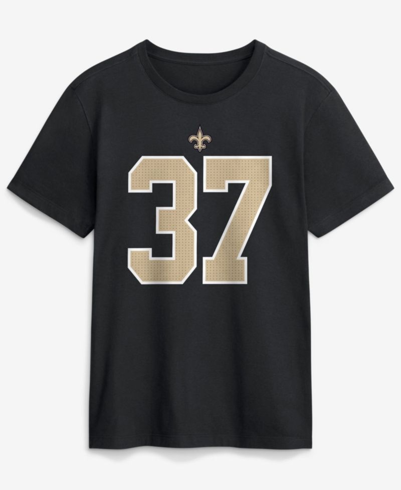 Men's New Orleans Saints Steve Gleason Retired Name Number Screen-Printed T-Shirt
