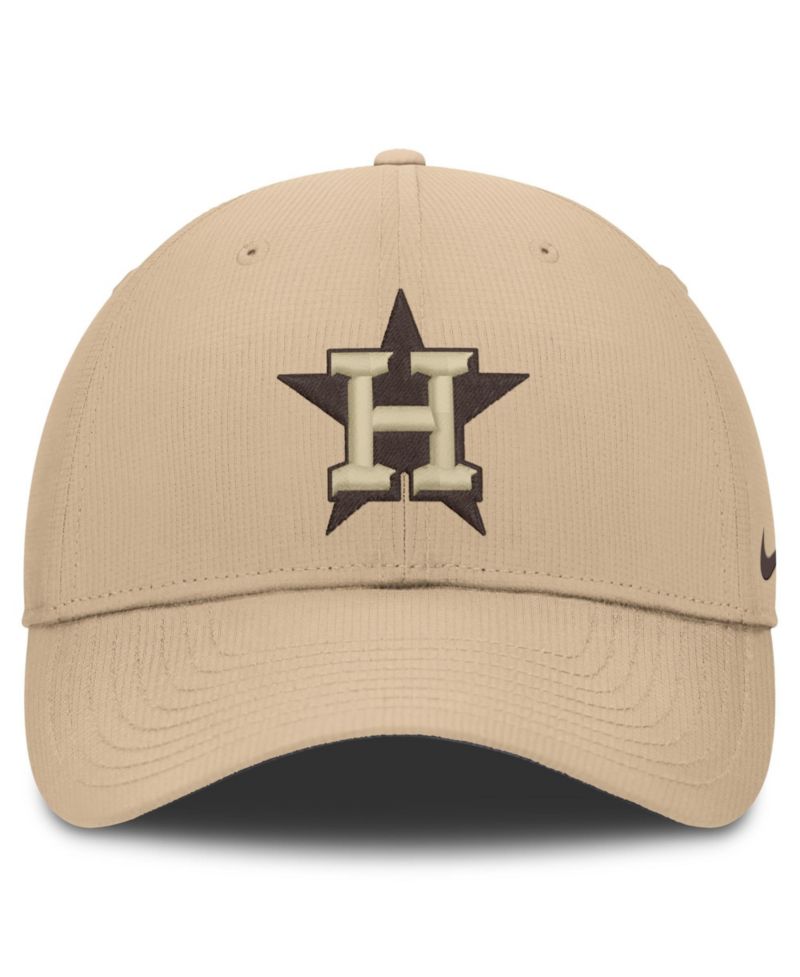 Men's Khaki Houston Astros Desert Ripstop Club Adjustable Hat