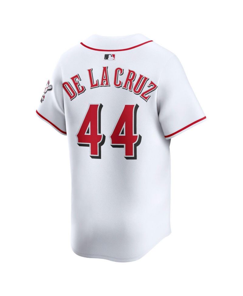 Men's Elly De La Cruz White Cincinnati Reds Home Limited Player Jersey