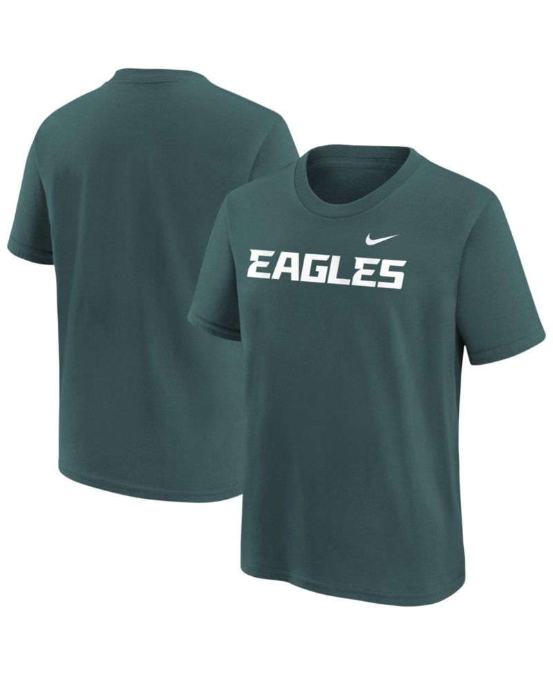 Boys' and Girls' 4-16 Philadelphia Eagles Wordmark Screen-Print Graphics T-Shirt
