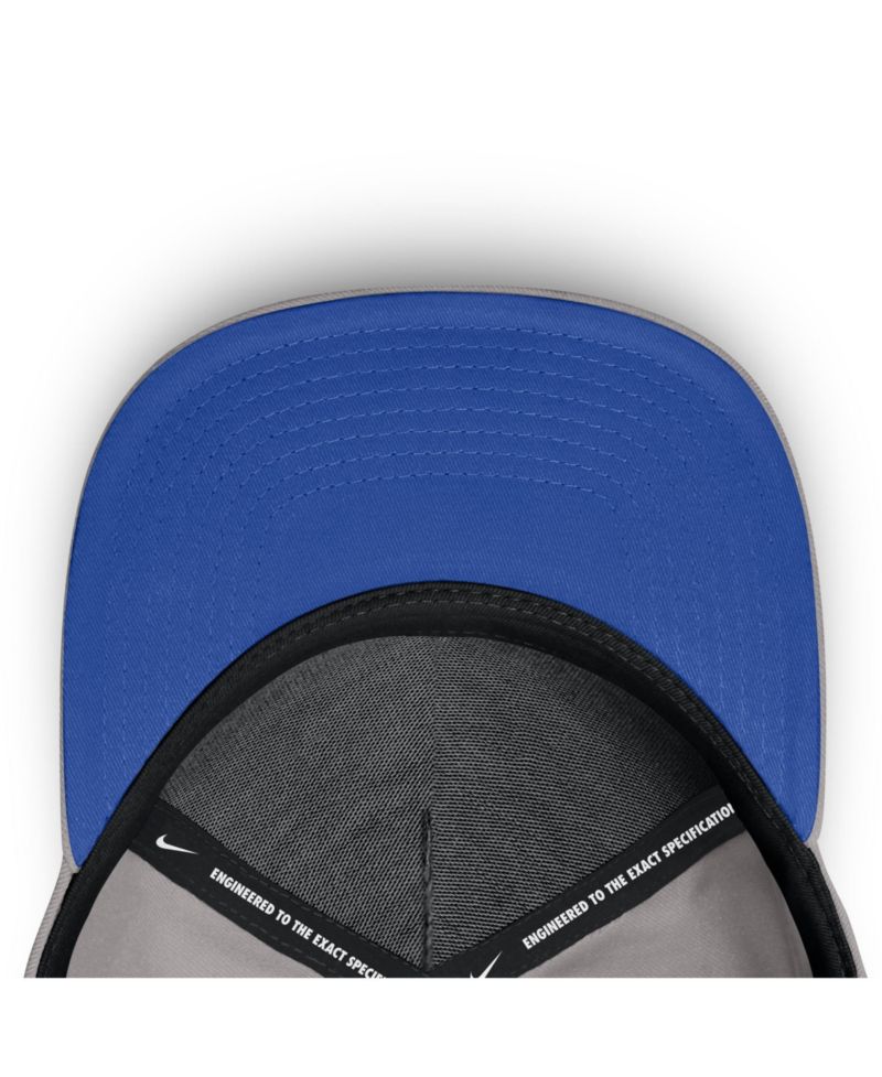 Men's and Women's Gray Duke Blue Devils Primetime Rise Rope Adjustable Hat
