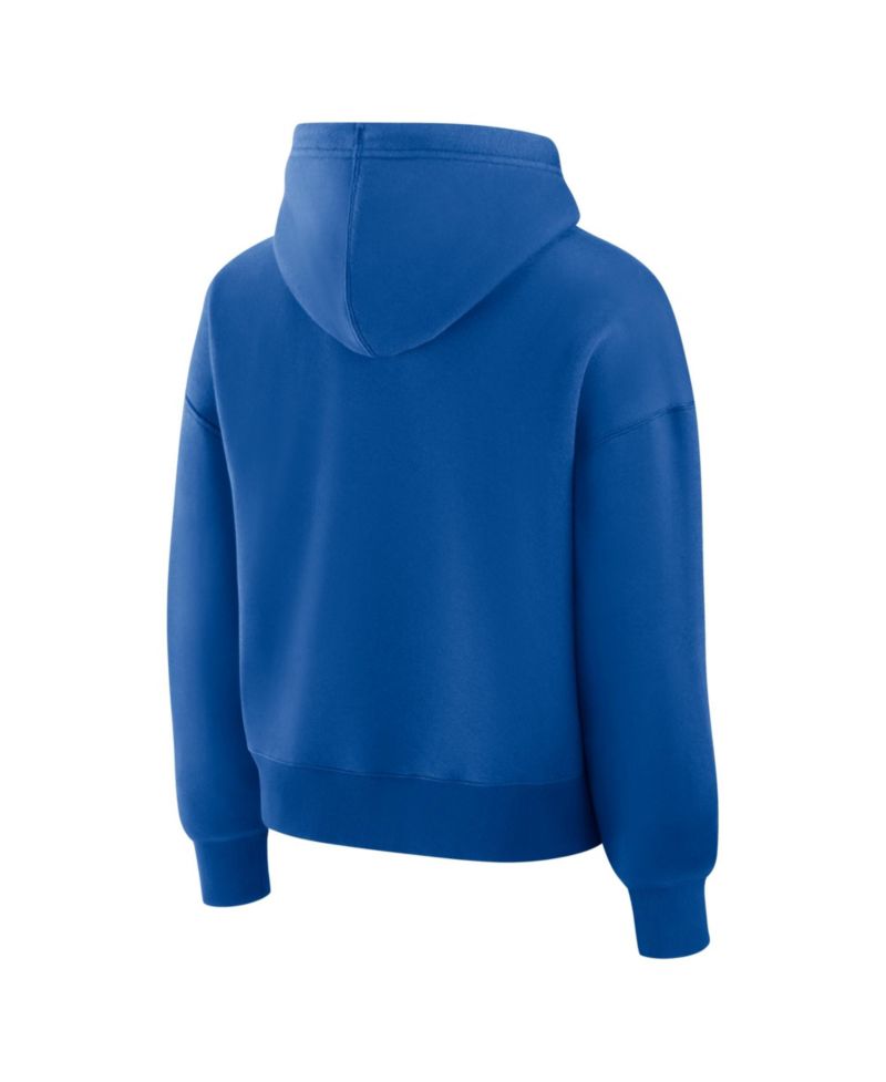 Women's Buffalo Bills Essential Legacy Pullover Long-Sleeve Cotton-Blend Fleece Hoodie