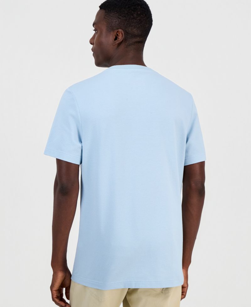 Men's Short-Sleeve Textured Mercerized T-Shirt