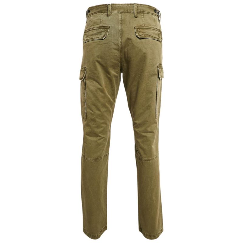 Men's Green Cotton Pargo Cargo Pants