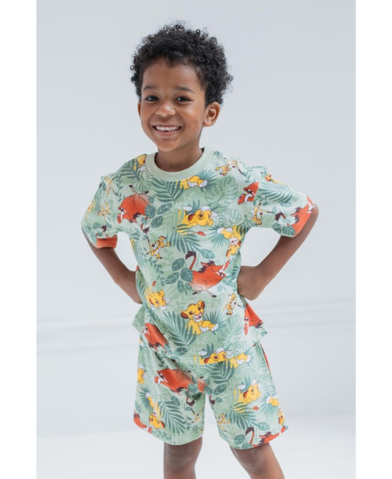 Toddler Boys Outfit/Sets(2T-5T) 2-Piece T-Shirt and Shorts Set