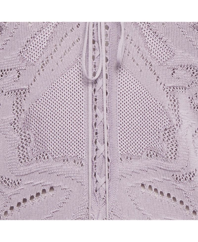 Women's Lavender Knit Mini Dress