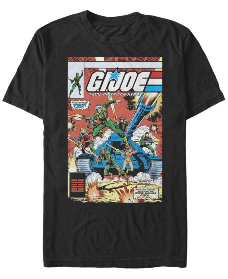 Men's G.I. Joe Classic Comic Poster Short Sleeve T-shirt