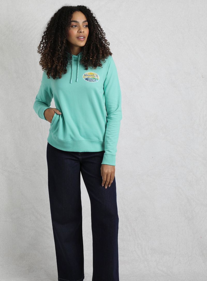 Women's Back Print Popover Hoodie
