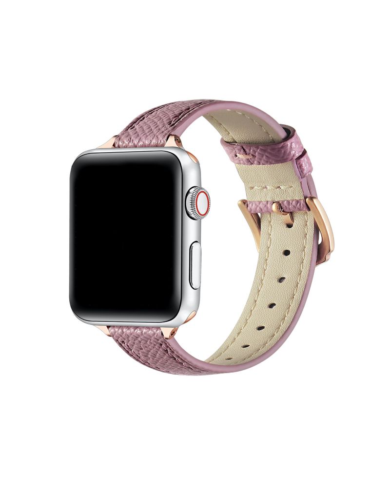 Cleo Skinny Leather Band for Apple Watch, Fits All Apple Watch Models